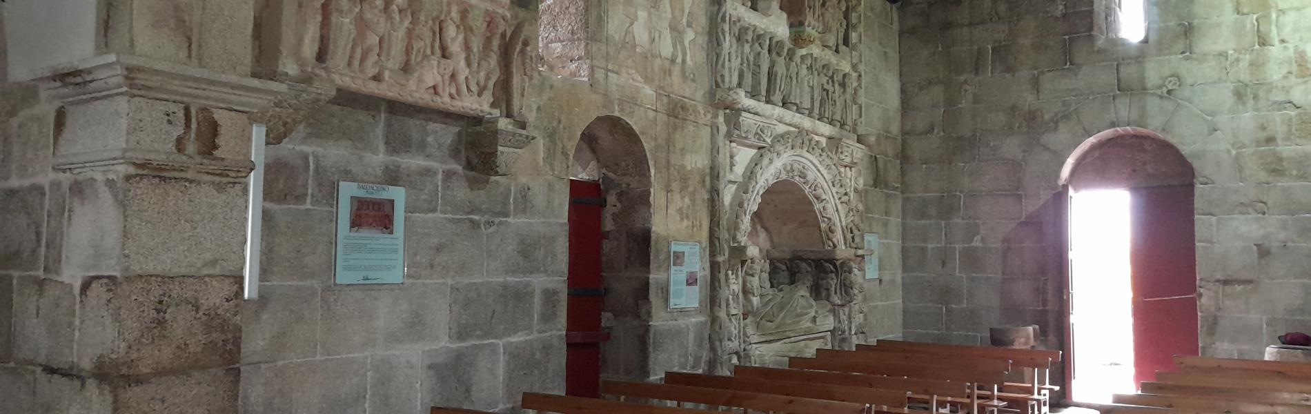 Interior igrexa de San Xulián de Ventosa