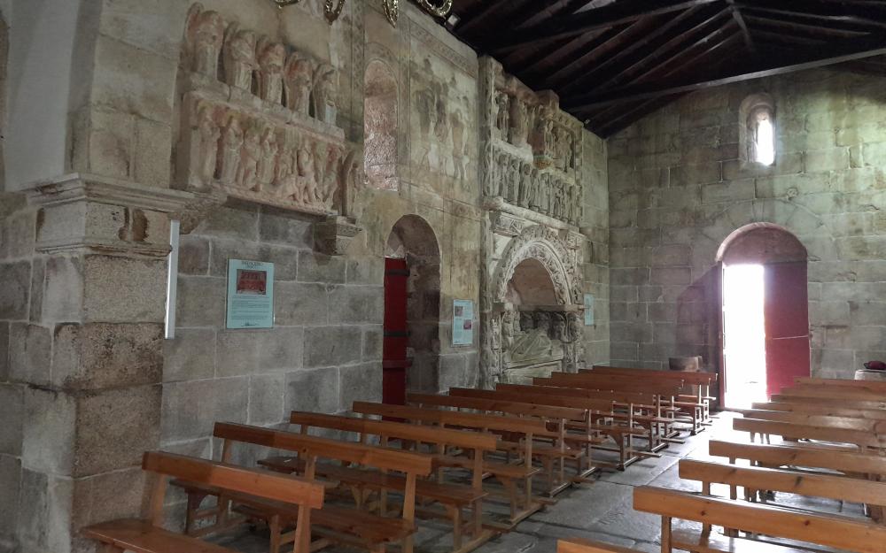 Interior igrexa de San Xulián de Ventosa