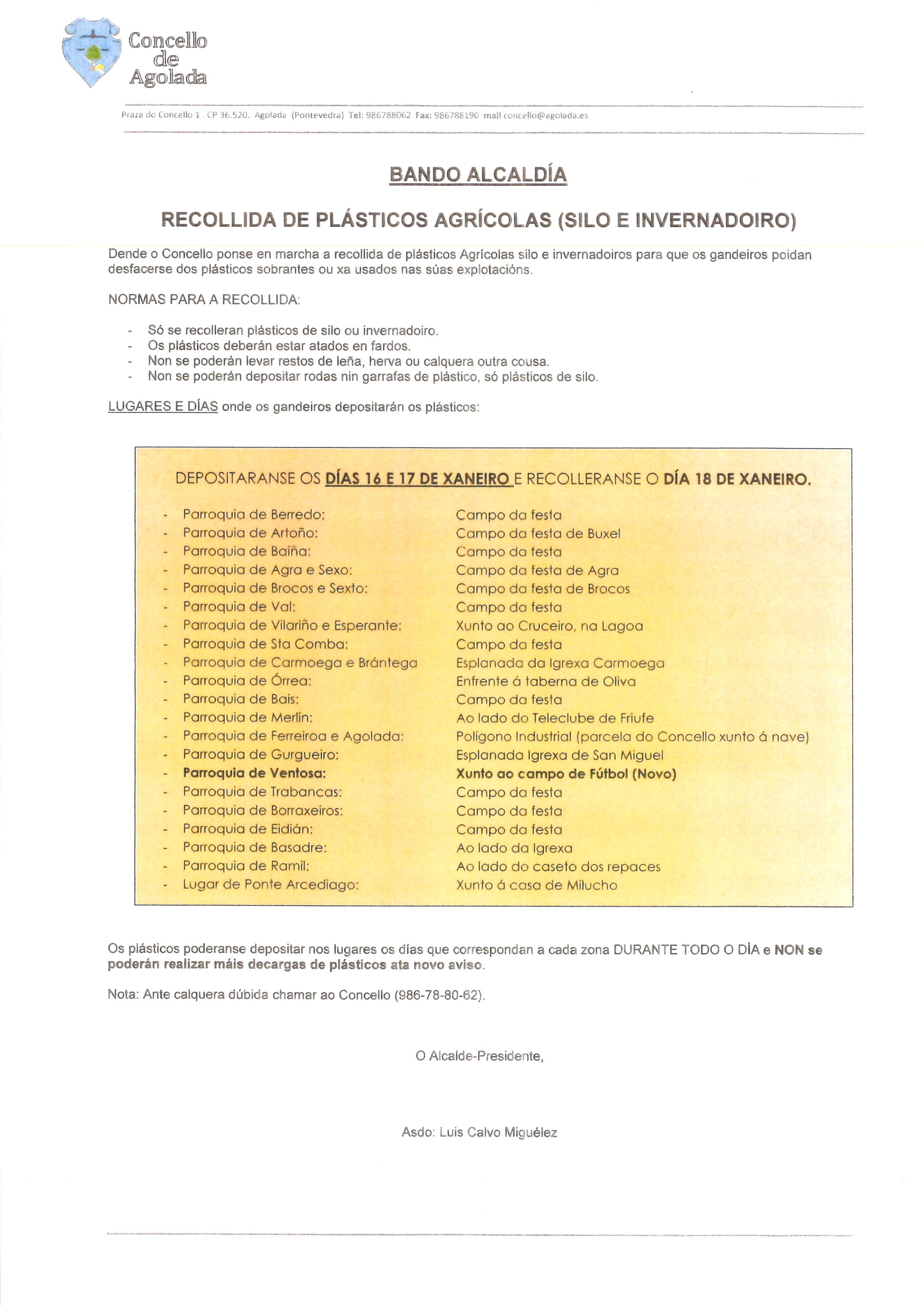 RECOLLIDA PLÁSTICOS