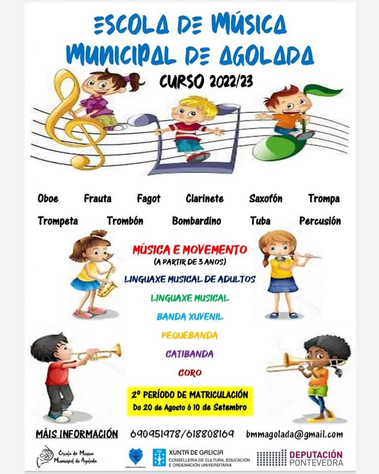A escola de música oferta distintas modalidades. 
