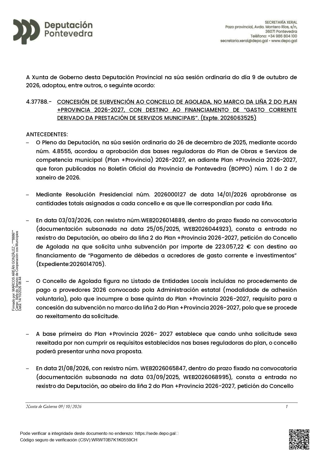 CONCESIÓN SUBVENCIÓN